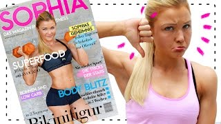 Sophia kommentiert FRAUENZEITSCHRIFTEN  Fitnesstipps zur Bikinifigur [upl. by Marela]