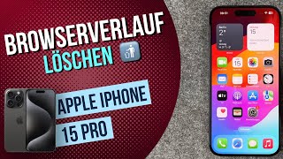 iPhone 15 Pro Browserverlauf löschen [upl. by Ahseele321]