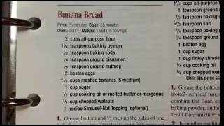 Annettes Kitchen Banana Bread Recipe [upl. by Arnaud]