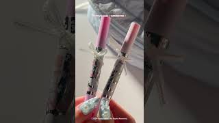 🎀 New Flortte Small Bowknot Series FilmForming Lip Gloss [upl. by Iegres183]