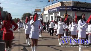 Desfile estudiantil 14mayo2013 Cnel Oviedo  Paraguay [upl. by Edwyna469]