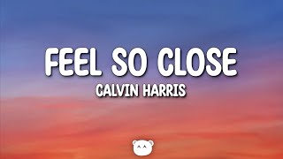 Calvin Harris  Feel So Close Lyrics [upl. by Ynahpets]