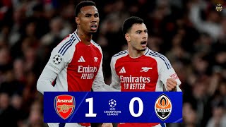 Arsenal vs Shakhtar Donetsk 10 Highlights UEFA Champions League 202425 [upl. by Thurmann]