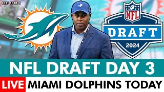 Miami Dolphins 2024 NFL Draft Live Day 3 [upl. by Iznil]