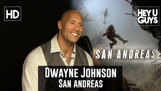 Dwayne Johnson Exclusive San Andreas Interview [upl. by Eniotna]