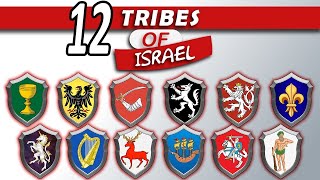 Heraldry and Symbols of the Twelve Tribes of lsrael in Europe [upl. by Enyalaj228]