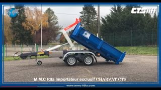 Présentation de la remorque CHARVÁT CTS Lift 3500 kg  AP CTS 35 [upl. by Ulita932]