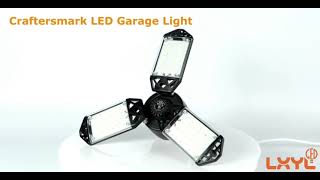 Led Garage LightCurved screen 3leaf folding light [upl. by Pelligrini]