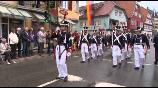 Zell am Harmersbach  Landestreffen 2012 der Bürgerwehren und Milizen BadenSüdhessen [upl. by Ikcin]