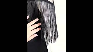 MX612 Plus Size Fringed Party Dresses BlueBlack [upl. by Augustine]