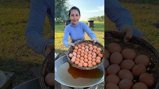 Egg crispy with chili sauce recipe shorts shortvideo cooking food recipe [upl. by Ittam]