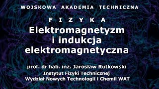 WAT  fizyka  11 Elektromagnetyzm i indukcja elektromagnetyczna [upl. by Lyda]