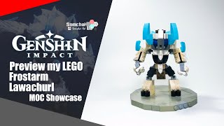 Preview my LEGO Genshin Impact Frostarm Lawachurl MOC  Somchai Ud [upl. by Fulmer88]