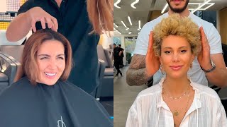 Top 15 Short Haircuts for Women  Before and After Hair Transformation [upl. by Enyamert]