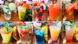 SPRITEBASED HOME MADE MOCKTAILS  10 EASY MOCKTAIL DRINKS TO MAKE [upl. by Connelley]