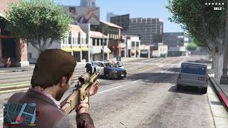 GTA 5 RDE 40  Ponsonbys Mafia Shootout  Ten Star Escape [upl. by Geraldine628]