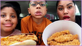 KFC MUKBANG┃cheat meal [upl. by Camila]