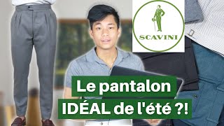 SCAVINI Test dun PANTALON dÉTÉ Review  Outfit [upl. by Senzer624]