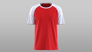 Comfortable Raglan Sleeve Round Neck T Shirts Design 360 Video [upl. by Leizo]