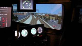 Driving a Metra train simulator part 1 [upl. by Hertha886]