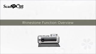 ScanNCut CanvasWorkspace Rhinestone Functions Overview [upl. by Anifesoj]