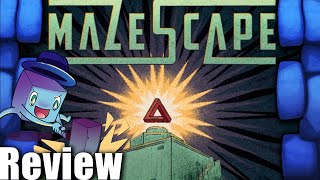 Mazescape Labyrinthos Review with Tom Vasel [upl. by Burnaby614]