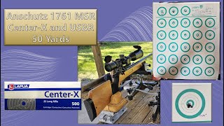 Anschutz 1761 MSR and CenterX Shooting USBR just for fun [upl. by Lacsap]