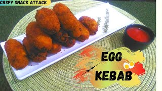 EGG KEBAB SNACK ATTACK  TIMESAVING SNACK RECIPE  HOMEMADE EGG KEBAB RECIPE ANDA KEBAB SNACK [upl. by Oswal494]