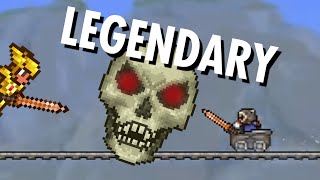 we RAILED legendary skeletron in terraria [upl. by Ahsiri]