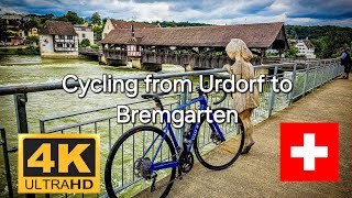 Cycling route from Urdorf to Bremgarten Cycling in Switzerland [upl. by Esom]