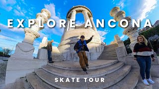 ANCONA Italy  City Skating Tour  Insta360 X3 [upl. by Anitsugua]