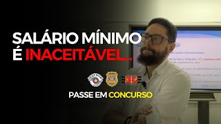 SALÁRIO MÍNIMO NÃO DÁ  PASSE EM CONCURSO  BRENNO VINHAS [upl. by Ellicul]