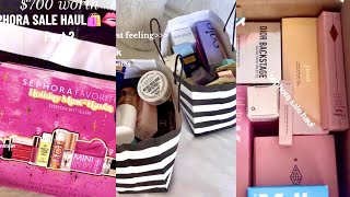 Sephora Unboxing TikTok Compilation [upl. by Ayikal276]