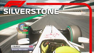 F1 2009 British GP  Jenson Button Onboard Lap  BRAWN GP BGP001  Assetto Corsa Reshade [upl. by Aduh]