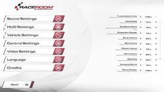 RaceRoom  New Menu amp Settings [upl. by Domella]