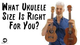 Ukulele Sizes and What is Best For You  Soprano Concert Tenor or Baritone [upl. by Ennire409]