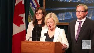 Rachel Notley Announces School Funding [upl. by Bert35]