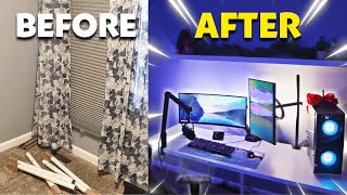 Transforming my Boring Old Room into My Dream Gaming Setup [upl. by Onek]