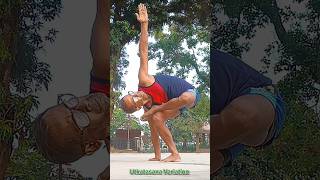 Utkatasana Chair Pose Variation  Yoga O Jivan 🧘‍♂️ shorts yogaposes yoga shortvideo [upl. by Philan881]