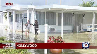 Mobile home owners concerned after massive flooding in Hollywood [upl. by Dixil]