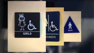 Sacramento Restroom Signs 916 2563757 [upl. by Akimas]