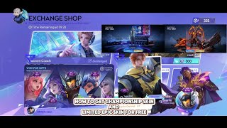 How to Get Champion Skin And Limited Epic Skin for Free in Honor of Kings [upl. by Cofsky5]