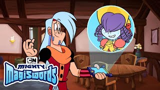 Ghost Crushes  Mighty Magiswords  Cartoon Network [upl. by Nrublim]