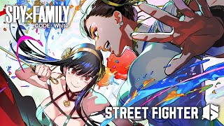 Street Fighter 6  SPY×FAMILY CODE White  Anime de colaboración especial [upl. by Weitman98]