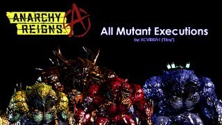 Anarchy Reigns  All Mutant Executions  Finishers [upl. by Aedrahs44]