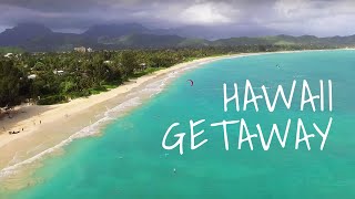 Hawaii Getaway  Dji Phantom 3 GOPRO Kiteboarding Kailua [upl. by Marlyn]