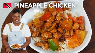 Tantalizing Pineapple Chicken Recipe by Chef Shaun 🇹🇹 Foodie Nation [upl. by Ahseital]