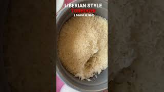 LIBERIAN FOOD  torbogee amp rice BEANS shorts [upl. by Ttreve539]