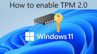 How To Enable TPM 20 on Windows 10 PC To Meet Windows 11 System Requirements [upl. by Netniuq]