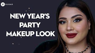 New Years Party Makeup Look  SUGAR Cosmetics [upl. by Nudnarb]